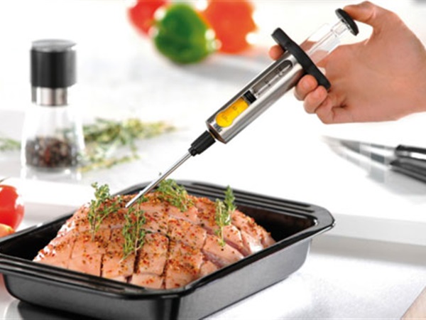 Gefu marinade injector is available from the Kitchenwaresuperstore.co.nz