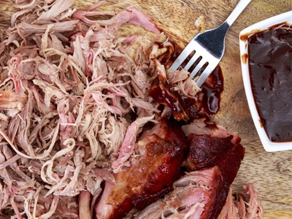 Pork Shoulder (Pork Butt in the US) is ideal for classic pulled pork.