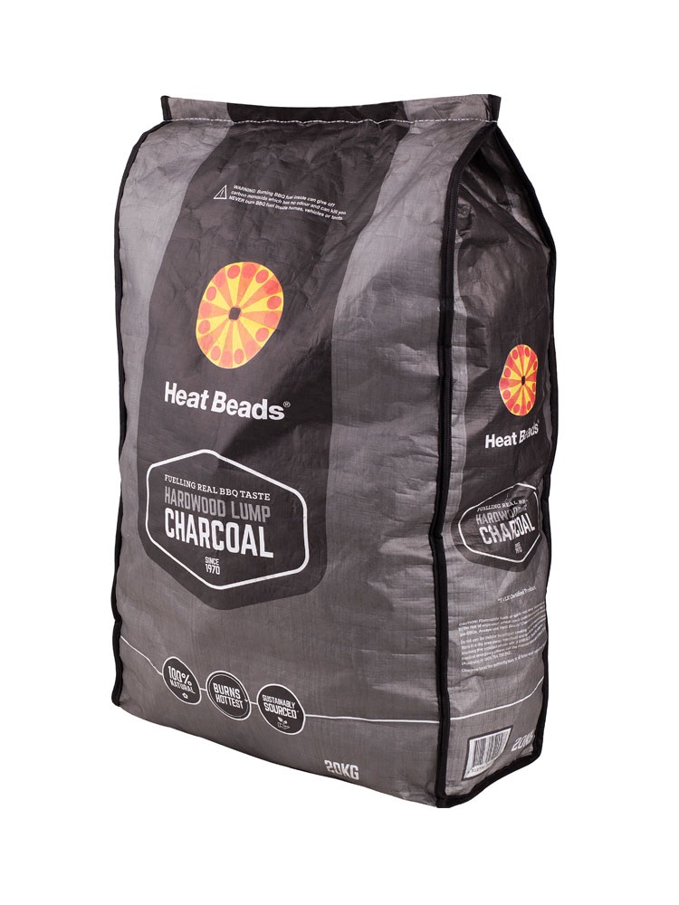 Heat Beads 20kg Hardwood Lump Charcoal