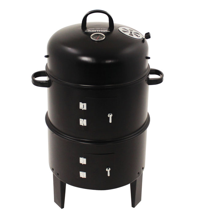 Charmate Lawson Jnr Barrel Charcoal Smoker & BBQ 