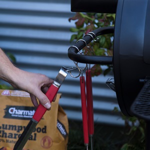 Both Grady & Wrangler Smokers come with handy accessory hooks