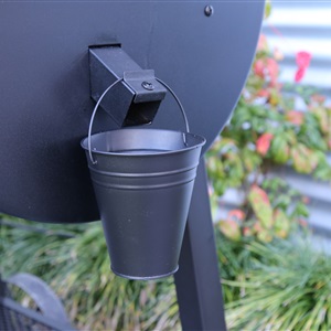 Fat cup included for Charmate Hopper Pellet Smoker