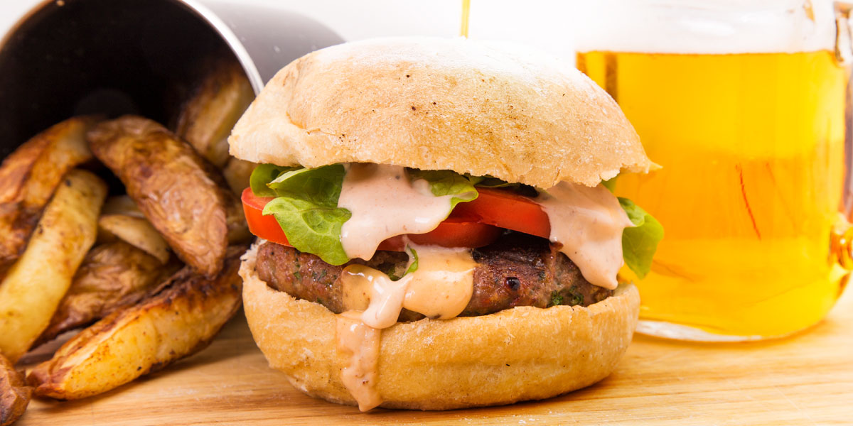 Moroccan Pork Burger