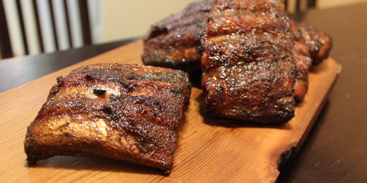 Spicy Smoked Spare Ribs Recipe | Charmate Rubs Recipes