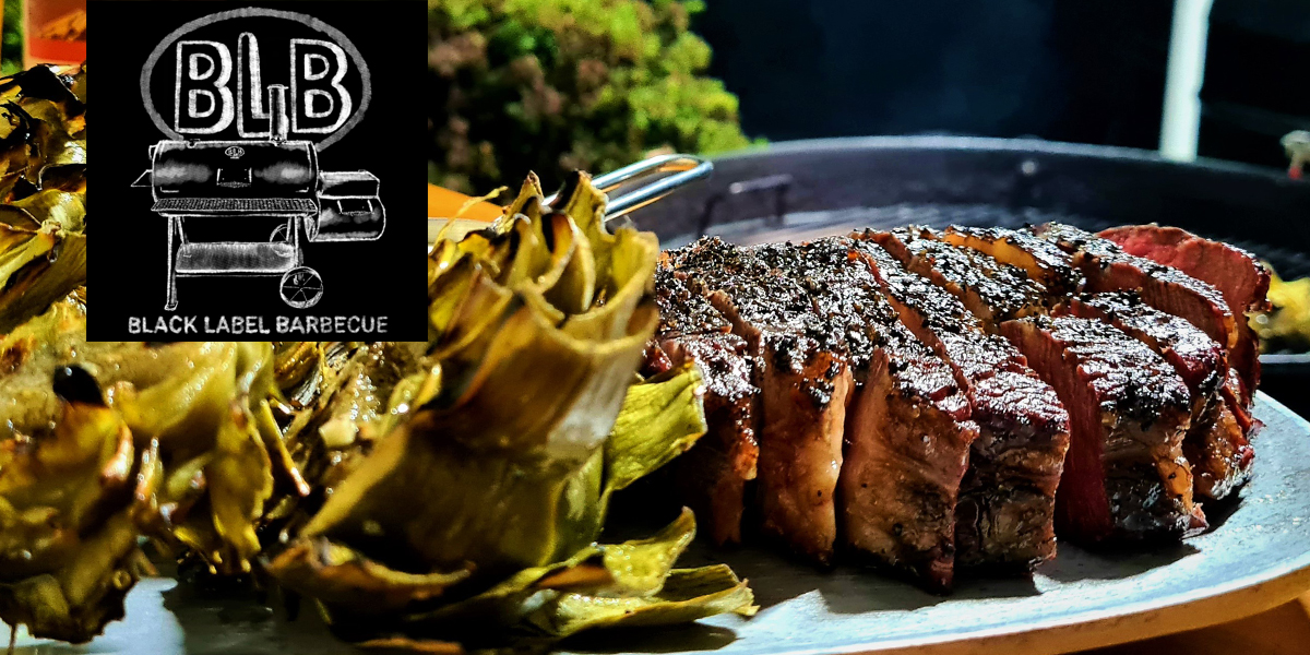Grilled Artichoke & Reverse Seared Ribeye Steak