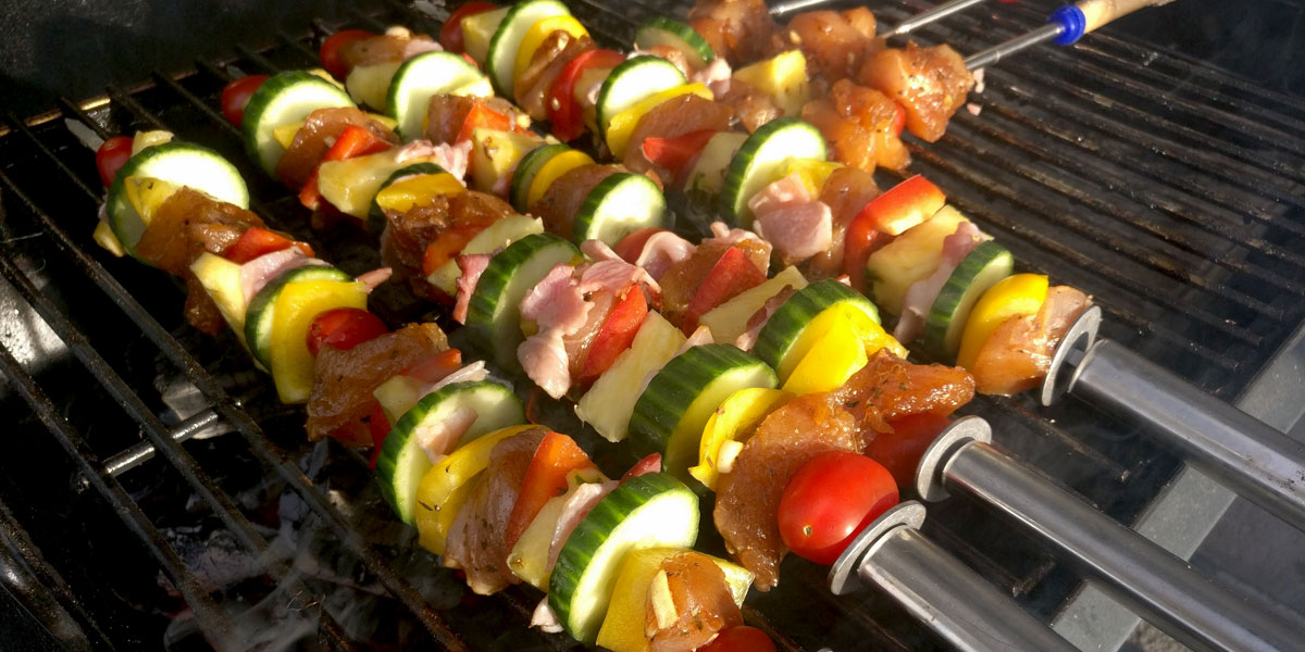 Que-Tang Chicken Kebabs