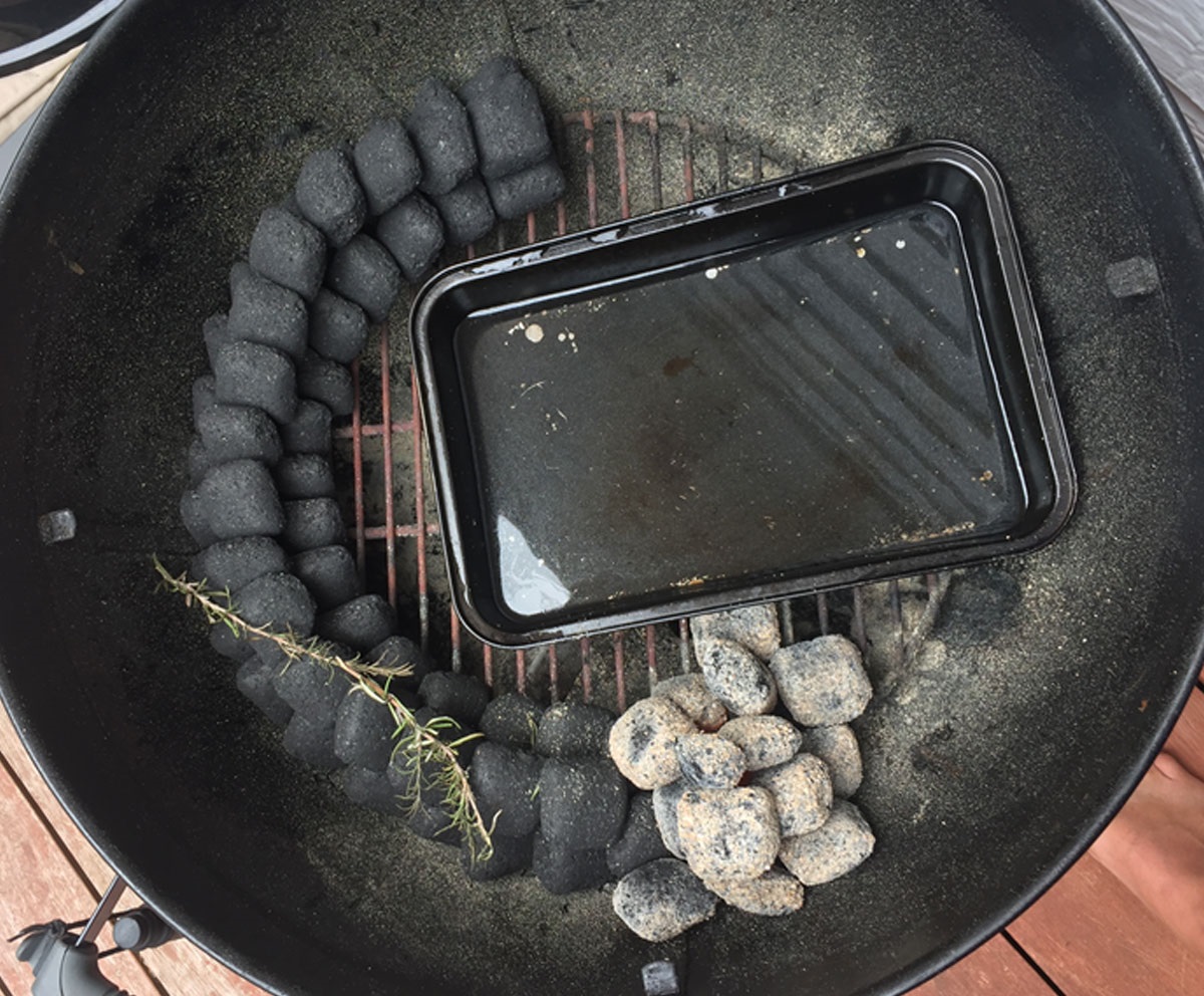Use the 'snake' method of burning your coals, this will make them last longer.