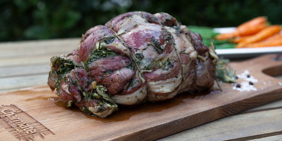 Herb Stuffed Lamb Shoulder